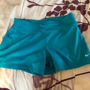 Blue Nike Tennis Shorts